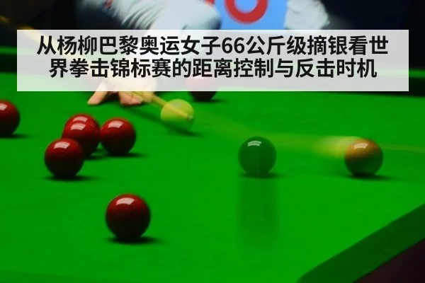 从杨柳巴黎奥运女子66公斤级摘银看世界拳击锦标赛的距离控制与反击时机